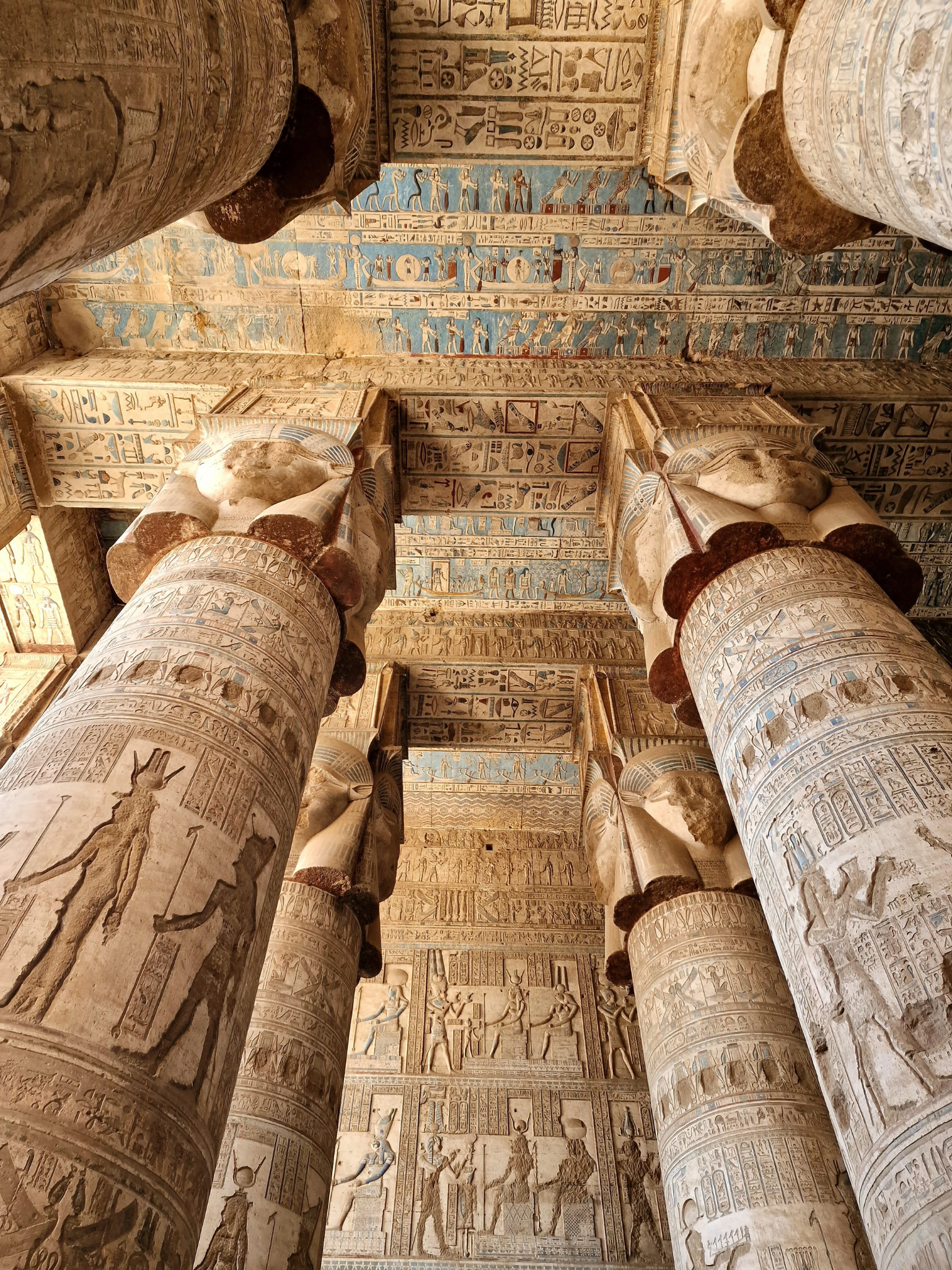 Hathor Säulen
