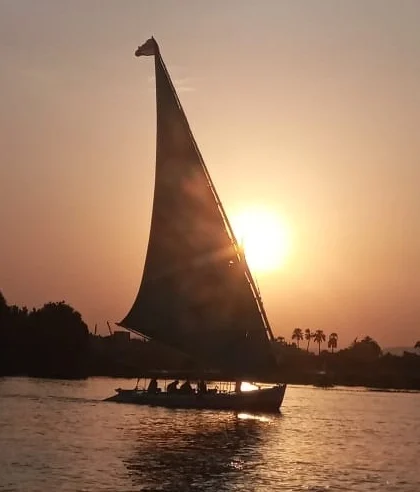 Segeln auf dem Nil in Luxor