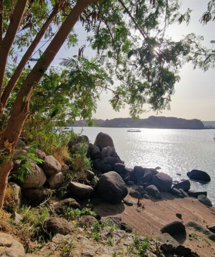 Der Strand der Insel