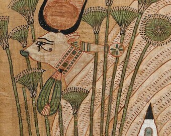 Hathor die aus dem westlichen Gebirge kommt